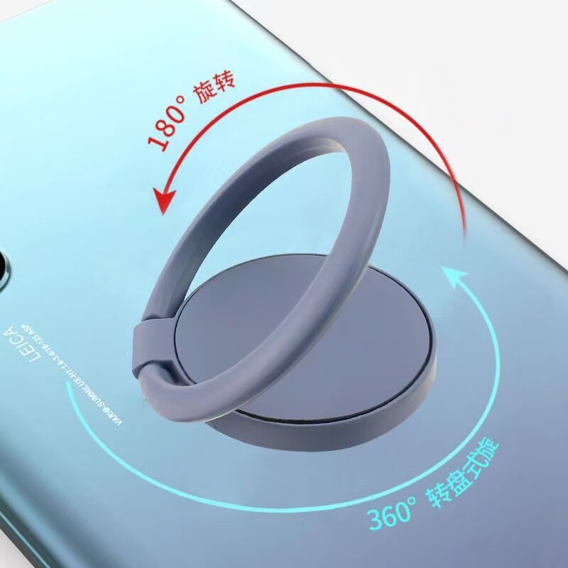 360-Degree Rotating Phone Holder, Car Phone Clip, Finger Ring, Metal Magnetic Desktop Multifunctional Universal Lazy Holder