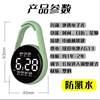 Waterproof Touch Screen with Week and Night Light Display Student Water Drop Pocket Watch Pendant Watch High-Definition Digital Hanging Electronic Watch