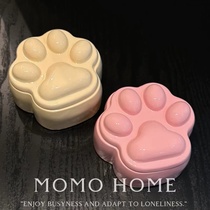 Cat Claw Jewelry Storage Box Home Dressing Table Ring Earring Storage Box Cream Style High-End Exquisite Jewelry Box