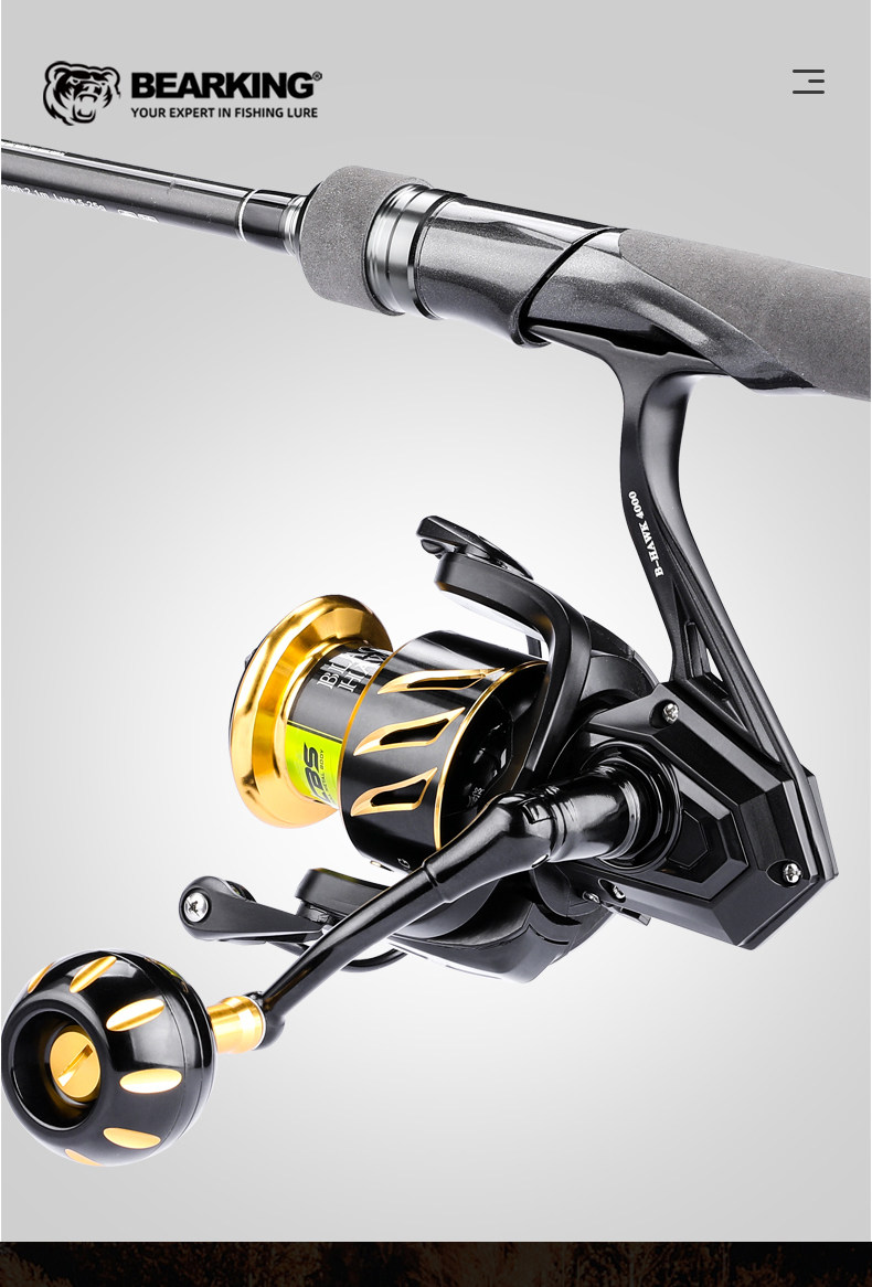 熊王 黑鹰海钓全金属纺车轮(图18)