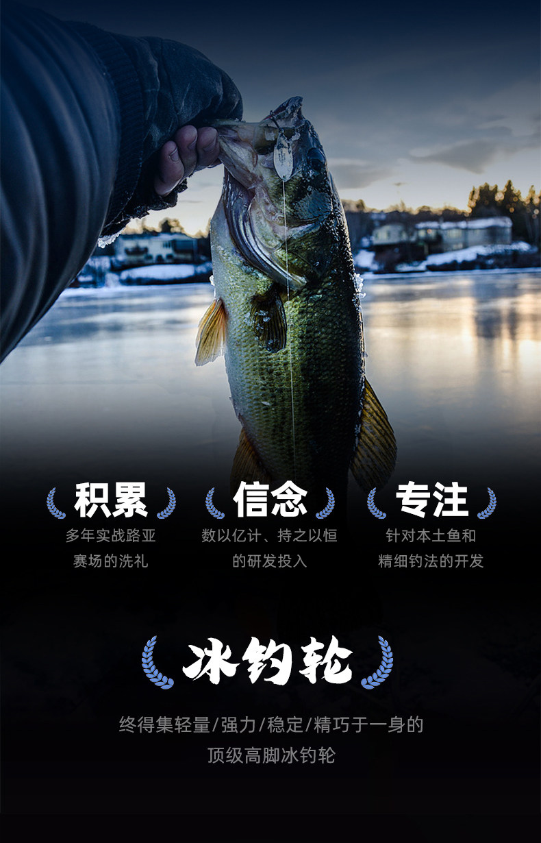 高脚冰钓轮鱼线轮(图2)