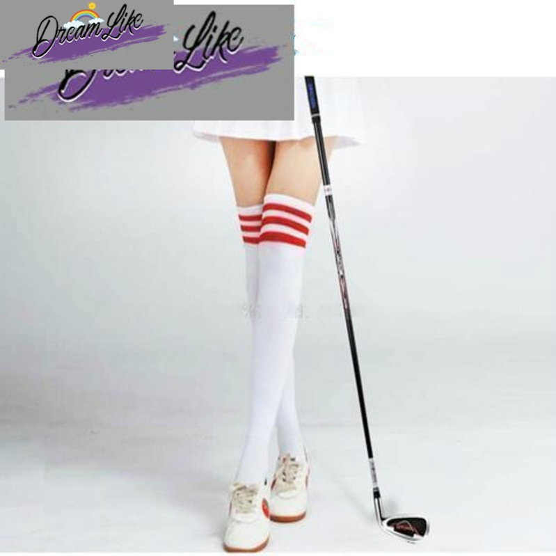 Golf, Tennis, Badminton Sports Socks, Women's Sweat-Absorbing Leg Socks, Women's Long Socks, Over-The-Knee Socks
