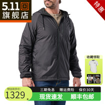 American 5 11 spring and autumn warm jacket 511 full zip plus suede jacket man 78046