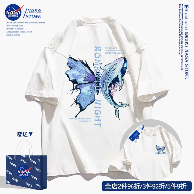 Летняя модная хлопковая футболка с коротким рукавом, с коротким рукавом, oversize, для подростков