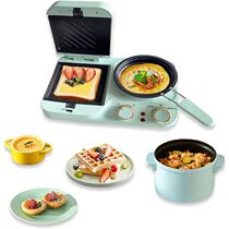 3-in-1 Breakfast Station Breakfast Maker with Frying Pan S