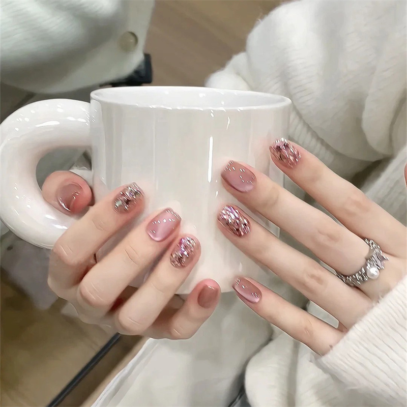 Original Ultra-Short Cat-Eye Handmade Manicure Wearable Nails 2026 New Spring and Summer High-End Whitening Commuter Nail Patches Original Ultra-Short Cat-Eye Handmade Manicure Wearable Nails 2026 New Spring and Summer High-End Whitening Commuter Nail Patches