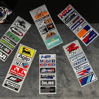 Motorcycle reflective stickers waterproof sun protection car stickers