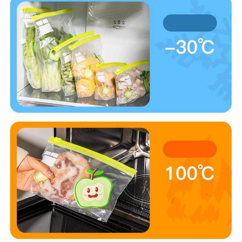 товар из китая reusable zip lock bag food grade transparent storage bag wit 0431