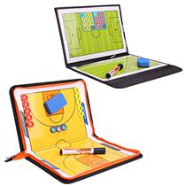 Magnetic football tactical board zipper basketball tactical board coach teaching folding tactical board game command sand table