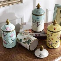 European-American Ceramic Storage Tank Ornaments Home