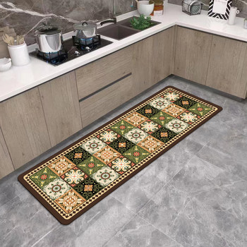 Maillard 50*160cm kitchen mat bedside blanket bay window mat balcony modern simple water-absorbent wear-resistant carpet floor mat