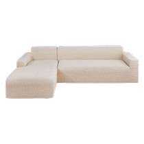 High-end Japanese-style sofa cover three-person all-inclusive swastika cover cloud yarn cream style sofa cover elastic one-piece non-slip