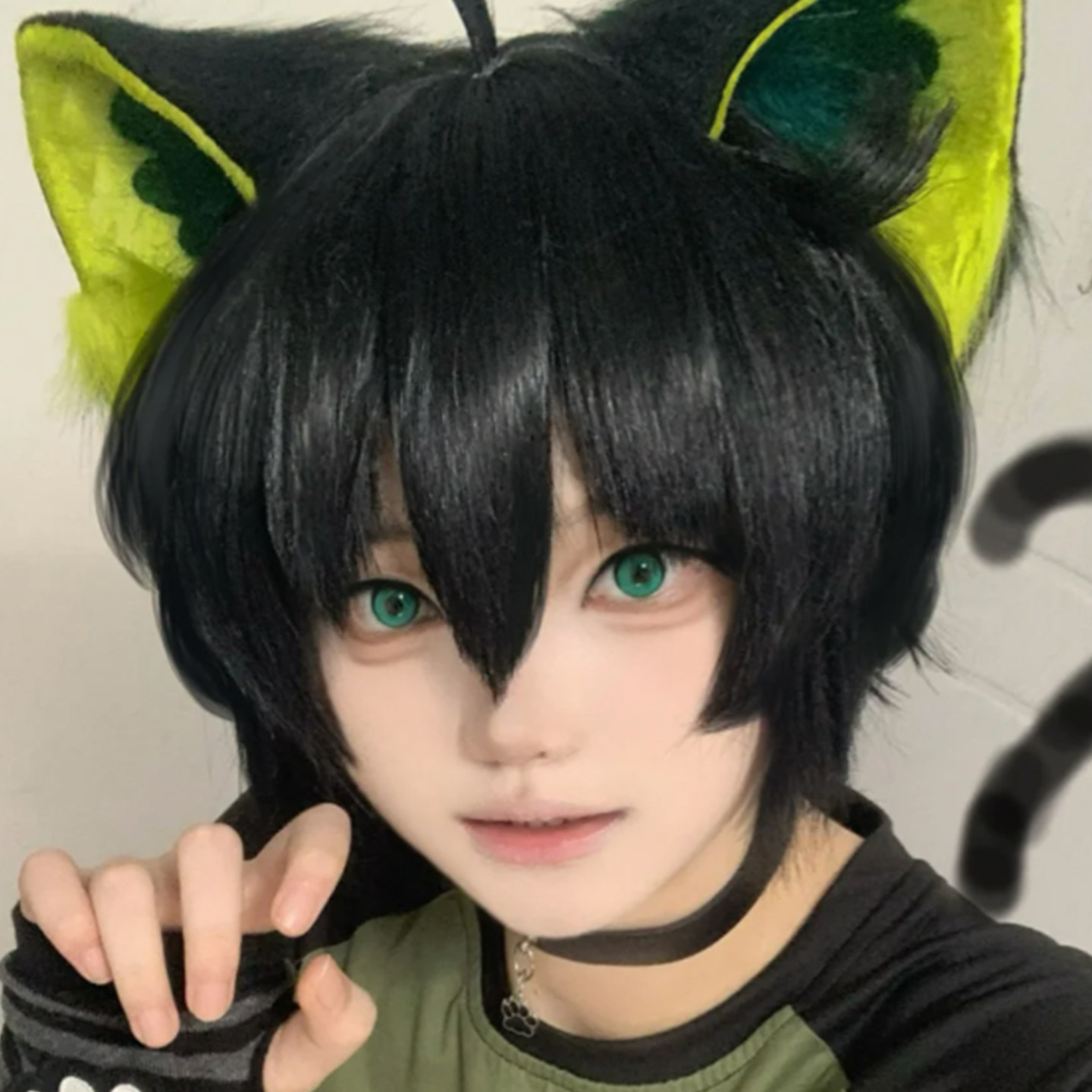 罗小黑cos假发，动漫正太圆头皮全头套细节控福音_COSPLAY配件_淘宝游戏网