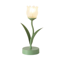 Hanhao bedside table lamp modern simple Nordic led night light creative flower bedroom room decoration atmosphere light