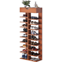 Dongwo Yijia Wooden Shoe Rack Home Door Multi-layer Entry Good-looking Storage Rack Indoor Simple Storage Rack Large Capacity