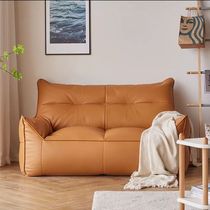 Beizhaisen lazy sofa single and double sleepable and reclining living room bedroom leisure small sofa Internet celebrity tatami sofa