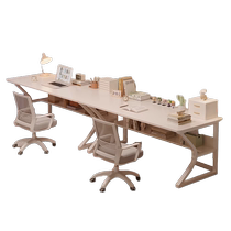 Rama Red Furniture Double Long Desk Student Study Writing Desk Studio Computer Desk Home Office Desk