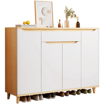 Dongwo Yijiada solid wood shoe cabinet home entrance indoor entrance entrance cabinet new 2024 hot style storage cabinet