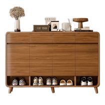 Naijia (Furniture) Chinese-style shoe cabinet home entrance entrance cabinet integrated wall-mounted small apartment indoor storage cabinet