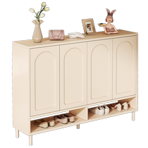 Dongwo Yijiada Cream Style Shoe Cabinet Home Doorway Indoor Porch Cabinet New Locker Large Capacity Shoe Rack