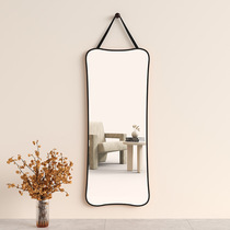 Qingfei Shangpin special-shaped full-length mirror behind the door wall-mounted punch-free living room girls dormitory wardrobe dressing mirror