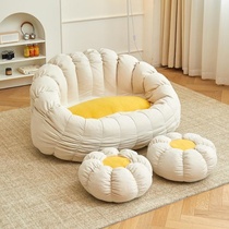 Xiao Yun lazy sofa bedroom can lie down and sleep Internet celebrity balcony leisure lounge chair bedroom tatami bean bag small sofa