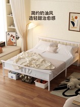 Dongwo samedream iron bed simple 1 8m double bed reinforced and thickened single rental room iron frame bed