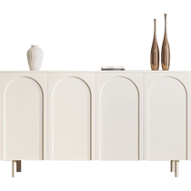Dongwo Ai Xing French entry door shoe cabinet entrance cabinet arched storage cabinet cream style storage entrance entrance cabinet