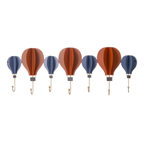 (Self-operated by Juran Home) You can live in a minimalist hot air balloon seven-link hook wall-mounted bathroom entrance wrought iron hook