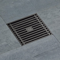 Submarine) Gun Gray Floor Drain Deodorant 304 Stainless Steel Bathroom Shower Area Washing Machine 50 75 Pipe Floor Drain