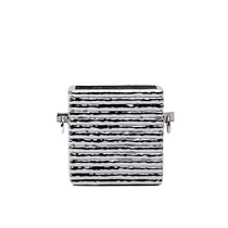 Dongwo Darchin modern style silver double ear flower ornaments