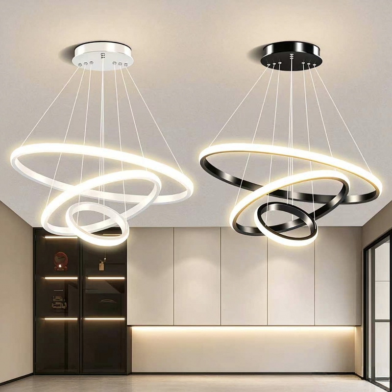 Restaurant-Specific Chandelier Decoration, Creative Led Lights, High-End, Elegant, Personalized, with Remote Control, Simple and Modern Zhongshan Lighting Fixtures