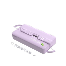 Flossing box Automatic pop-up magnetic suction containing box portable Mini creative toothpick line picking up dental deity