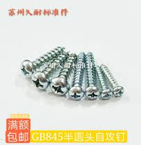 GB845 cross head self tapping screw head zi gong screws yuan tou self-tapping the button head tapping