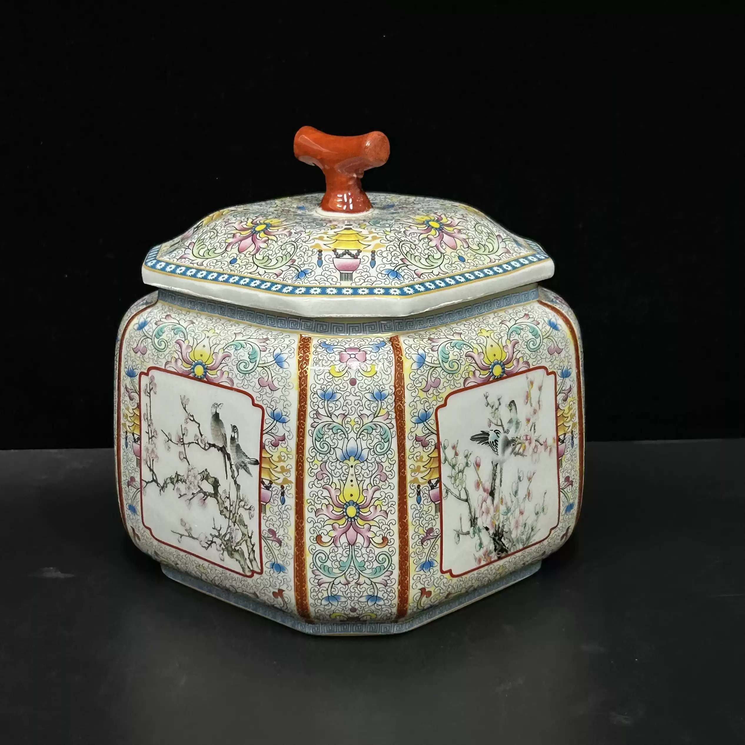 宋汝窑天青釉镂空支钉香薰炉陶瓷香炉古玩古瓷收藏家居博古架摆件