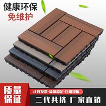 Second generation co-extruded wood flooring corridor balcony garden floor self-laying non-slip waterproof outdoor spliced flooring