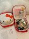 Bolsa de cosméticos portátil Hellokitty para mujer, neceser de viaje de gran capacidad, caja de almacenamiento