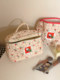 Bolsa de cosméticos Hellokitty para mujer, bolsa de almacenamiento portátil de gran capacidad para estudiantes, novedad de 2025