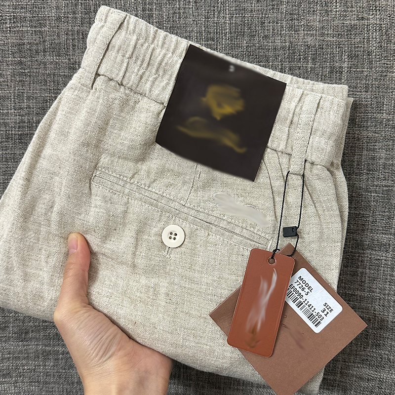 High-End New Pure Linen Casual Pants, Summer New Lightweight Breathable Cotton-Linen Pants, Straight Loose Linen Men's Pants High-End New Pure Linen Casual Pants, Summer New Lightweight Breathable Cotton-Linen Pants, Straight Loose Linen Men's Pants