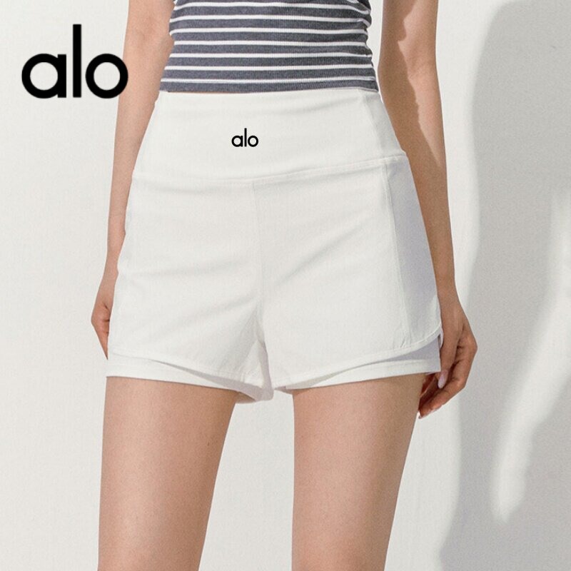 Aio Fake Two-Piece Sports Shorts for Women, High-Waisted, Slimming, Loose, Casual Fitness Pants, Running Training Yoga Shorts Aio Fake Two-Piece Sports Shorts for Women, High-Waisted, Slimming, Loose, Casual Fitness Pants, Running Training Yoga Shorts