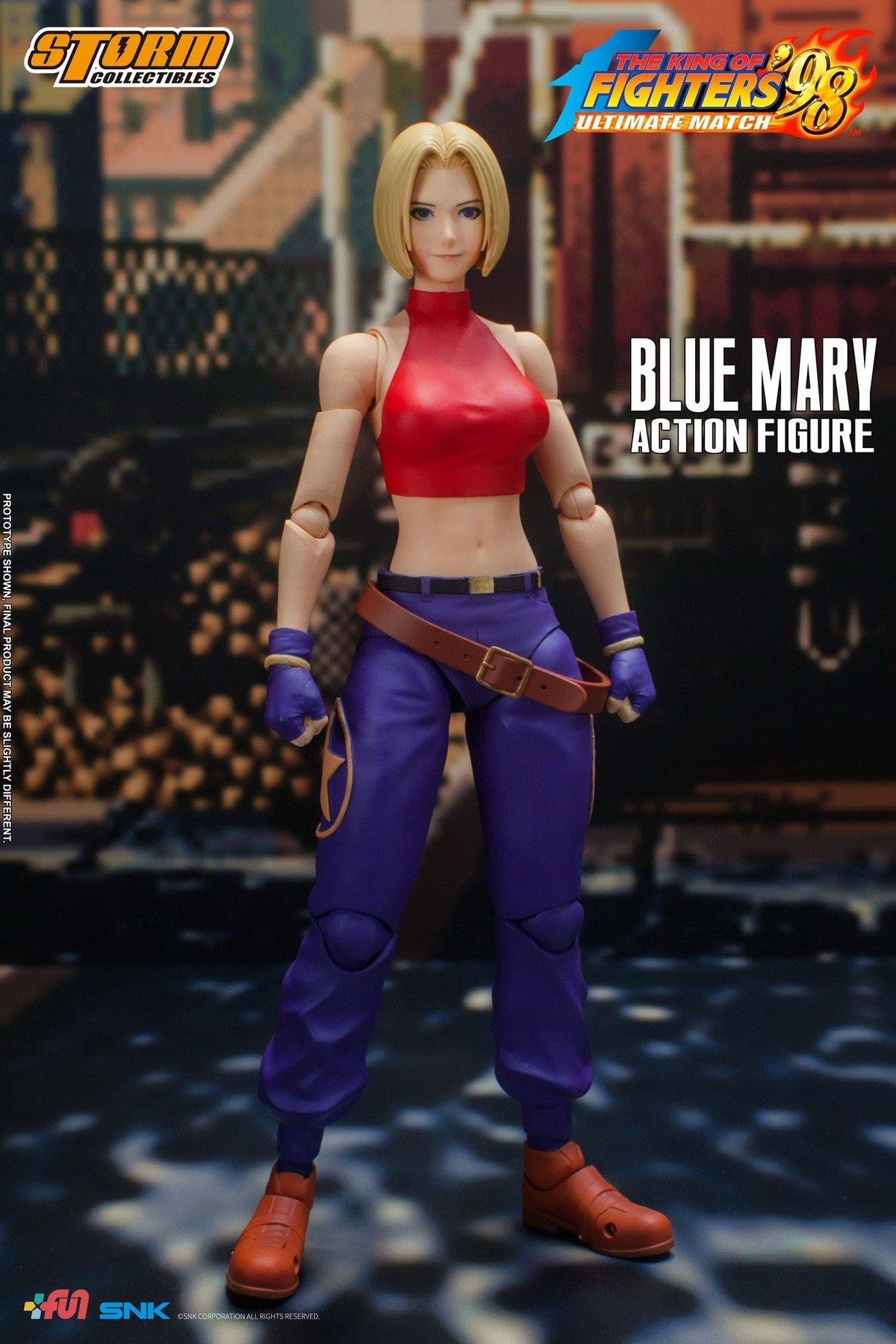 Storm Toys Blue Mary KOF FIGHTER Costume 1/12 Figure 6