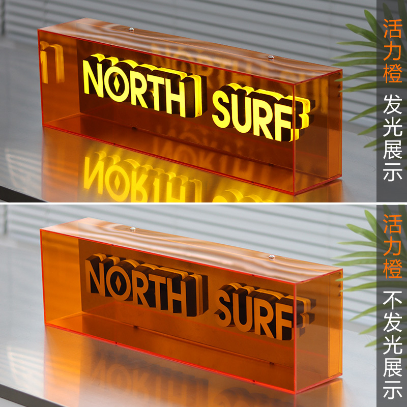 Mini Luminous Lettering Acrylic Light Box Billboard Signboard Door Sign Light Sign Outdoor Luminous Light Personalized Production