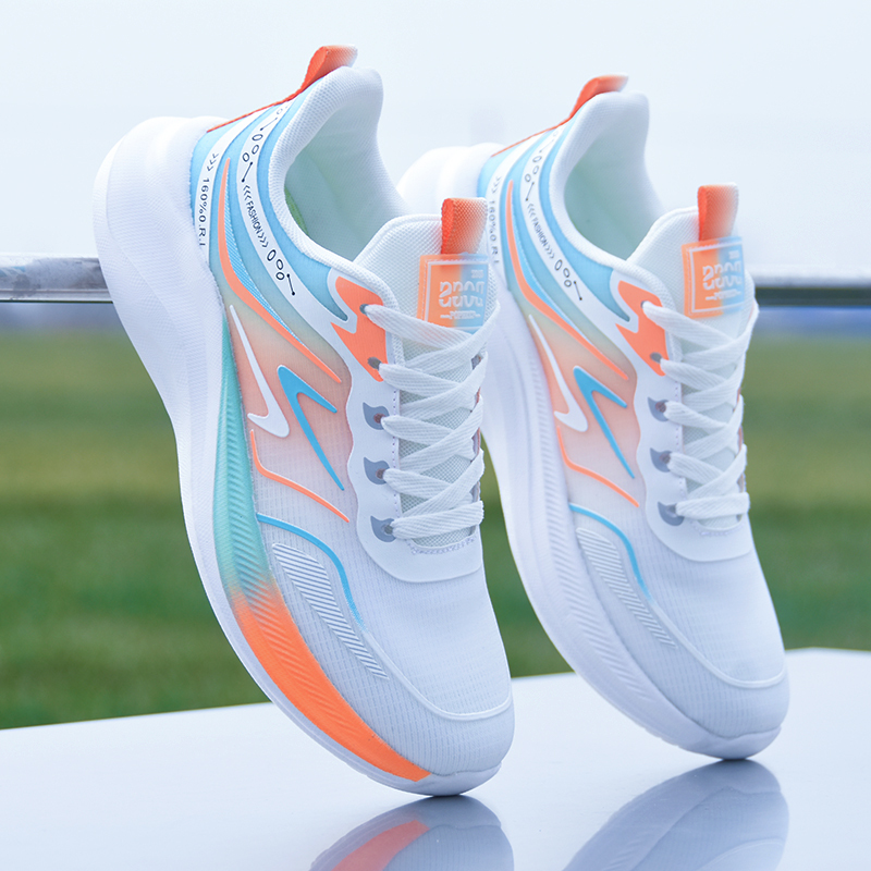 Brand Men's Shoes 2026 New Men's Mesh Breathable Sports Shoes Ultra-Light Shock-Absorbing Running Shoes Student Travel Shoes