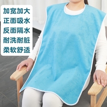 Adult eating bibs eating pockets waterproof aprons scarves saliva napkins bibs for the elderly to prevent dirt when eating.