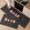 Special kitchen floor mats are non-slip, anti-oil and water-absorbent, high-end carpets, wipeable, washable and stain-resistant foot mats, washable entry doors