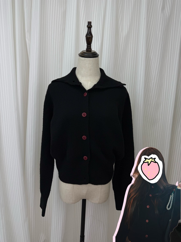 Red Button Sweater Red Button Sweater