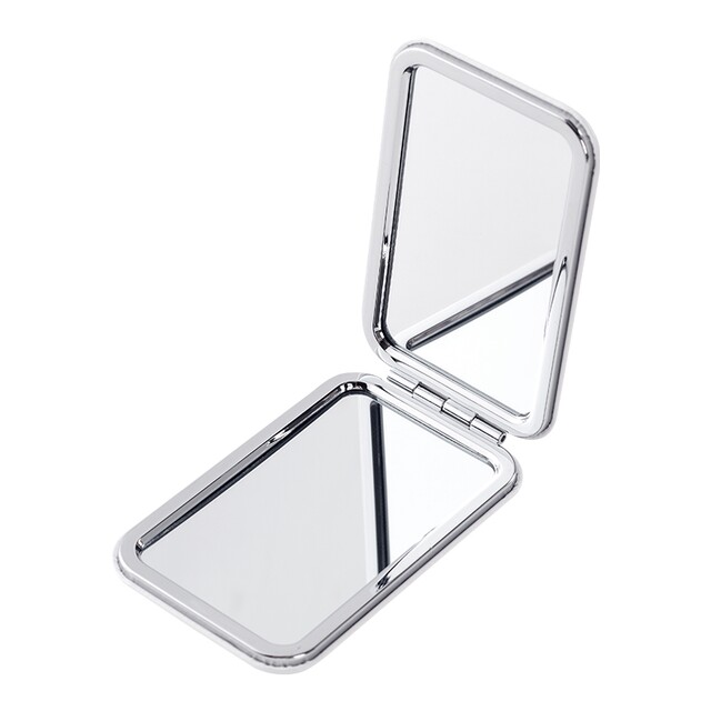Japanese Imported Mujie Mirror, Portable Folding Mini Mirror, Double-Sided Handheld Makeup Mirror for Men and Women