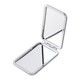 Japanese Imported Mujie Mirror, Portable Folding Mini Mirror, Double-Sided Handheld Makeup Mirror for Men and Women