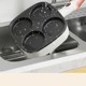 German Imported Egg Burger Machine Frying Plug-In Non-Stick Frying Pan Commercial Breakfast Frying Pan Four-Hole Omelette Artifact