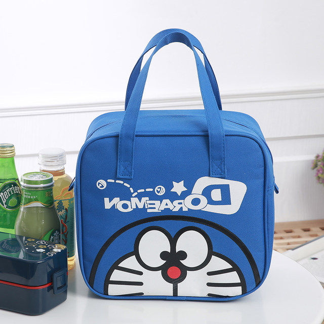 Japanese Imported Mujie Elementary School Lunch Box Bag, Large Portable Insulated Lunch Bag, Cute for Kids